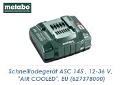 Metabo Schnellladeger&auml;t ASC 145 &quot;Air Cooled&quot; 12 - 36V  (1 Stk.)