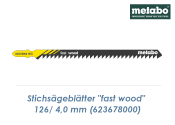 4 x 126mm Stichsägeblatt "Fast Wood"...