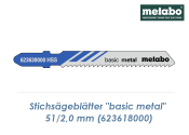 2 x 51mm Stichsägeblatt "Basic Metal"...