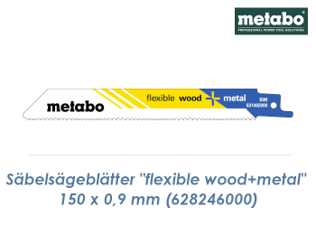 150mm Säbelsägeblatt BiM "Flexible Wood+Metal"  (1 Stk.)