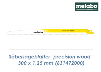 300mm Säbelsägeblatt HCS "Precision Wood"  (1 Stk.)
