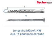 8 x 140mm Fischer Langschaftd&uuml;bel SXRL-T inkl. TX30...