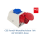 400V/16A PCE CEE-Kombidose weiß/rot/blau (1 Stk.)