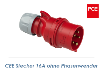 400V/16A CEE-Stecker 5pol. rot (1 Stk.)