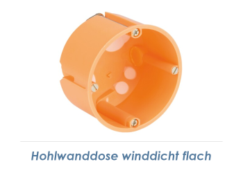 60 x 49mm Hohlwanddose winddicht flach (1 Stk.)