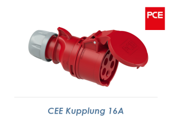 Stecker & Kupplung - Set SK 230V/16A IP20 mit Gummi ST/KU - PCE