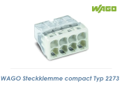 8-polige WAGO Klemme compact 0,5 - 2,5mm2  (1 Stk.)