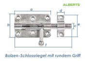 99 x 68mm Bolzen-Schlossriegel mit rundem Griff verzinkt...