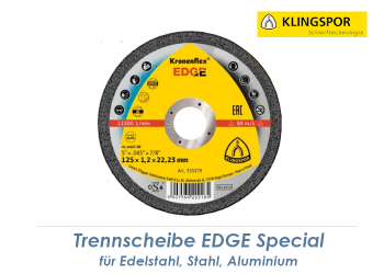 115 x 1,2mm Trennscheibe für Edelstahl, Stahl u. Alu - EDGE Special (1 Stk.)