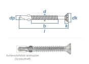 5,5 x 65mm Bi-Metall Flügelbohrschrauben Senkkopf TX...