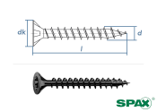 3 x 20mm SPAX Universalschraube T-STAR plus VG Stahl BLAX...