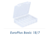 Sortimentskasten EuroPlus Basic 18/7 transparent (1 Stk.)