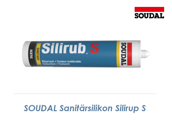 Sanitärsilikon Silirub S transparent 300ml Kartusche (1 Stk.)
