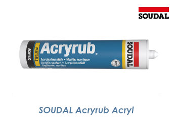 Maleracryl  Acryrub weiß 310ml Kartusche (1 Stk.)