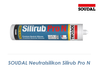 Neutralsilikon Silirub Pro N transparent  300ml Kartusche (1 Stk.)