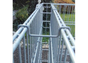 120mm Abstandhalter Gabionen für Doppelstabgitter 6/5/6 (1 Stk.)