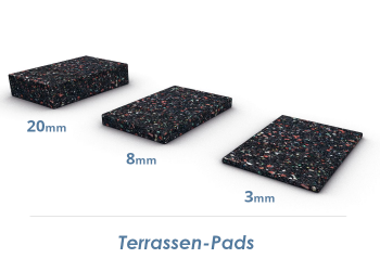 60 x 90 x 3mm Terrassen Pad (1 Stk.)