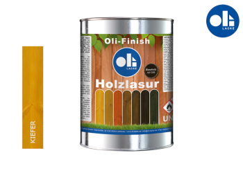 Oli-Finish Holzlasur Aussen - Farbe: Kiefer in 2,5l Dose (1 Stk.)