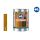 Oli-Finish Holzlasur Aussen - Farbe: Eiche in 2,5l Dose (1 Stk.)