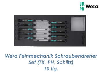 TX/PH/Schlitz Wera Feinmechanik Schraubendreher Set 10tlg. (1 Stk.)
