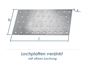 60 x 200 x 2mm Lochplatten (1 Stk.)