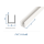 10 x 10 x 1mm / 1000mm PVC U-Profil weiß  (1 Stk.)