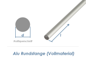 5 x 1000mm Alu Rundstange silberfarbig eloxiert  (1 Stk.)
