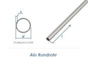 10 x 1mm / 1000mm Alu Rundrohr silberfarbig eloxiert  (1...