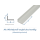 20 x 10 x 1,5mm / 1000mm Alu Winkelprofil silberfarbig eloxiert  (1 Stk.)