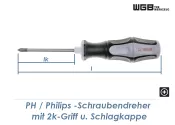 PH1 x 100mm WGB Philips Schraubendreher mit 2K Griff (1...