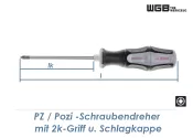 PZ3 x 150mm WGB Pozi Schraubendreher mit 2K Griff (1 Stk.)