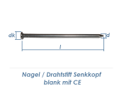 5,0 x 110mm Drahtstifte Flachkopf EN10230 blank (1kg =...