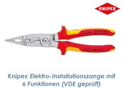 200mm KNIPEX Elektro-Installationszange VDE-geprüft...