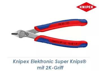 125mm KNIPEX Elektronic-Super Knips® mit 2K-Griff (1 Stk.)