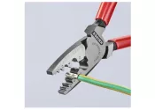 180mm KNIPEX Crimpzange für Aderendhülsen  0,25...