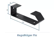 60 x 305mm Regalträger Pia schwarz (1 Stk.)