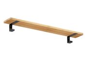 100 x 200mm Regalträger Quinn schwarz (1 Stk.)
