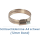 110-130mm / 12mm Band Schlauchklemmen Edelstahl A4 (1 Stk.)