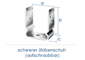 81mm U- Stützenschuh aufdübelbar - schwere...