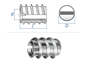 M8 x 30mm Ringschrauben verzinkt -  - i