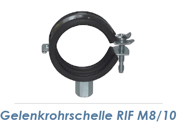 25-28mm (3/4") Gelenkrohrschellen M8/M10  (1 Stk.)