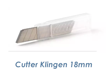 18mm Cutter Klingen - 10 Stk. Packung (1 Stk.)