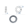 3,5mm Federringe DIN127 Edelstahl A2 (100 Stk.)