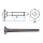 M6 x 80mm Torbandschrauben DIN603 Edelstahl A2 (1 Stk.)