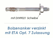 M12 x 220mm Bolzenanker verzinkt - ETA Opt. 7  (1 Stk.)
