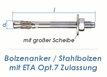 Schäkel gerade, Stahl blank, 0,31 €