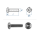 M2 x 8mm Linsenkopfschrauben TX ISO14583 Edelstahl A2  (100 Stk.)