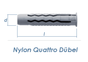 14 x 70mm Nylon Quattro Dübel (1 Stk.)