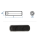 M6 x 14mm Gewindestift Kegelkuppe DIN913 45H schwarz (100 Stk.)