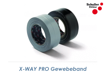 48mm XWay Pro Gewebeband silber/grau -  50m Rolle (1 Stk.)